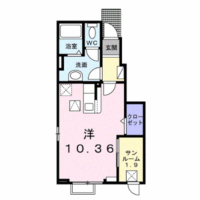 ユ・クラルテ 103【管理NO：1-027423201-01030】 ★家具家電は申し込み後に搬入します★ ★2026年11月中旬入居可能★の外観画像