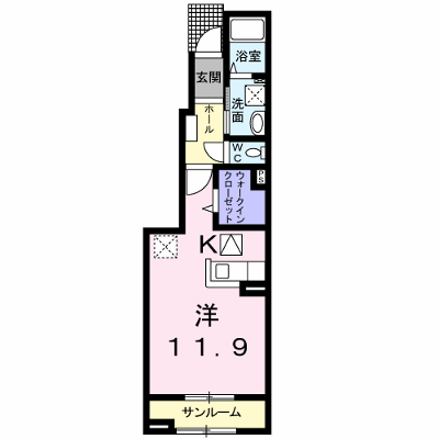 フリーデ千代川 104【管理NO：1-018125401-01040】 ★家具家電は申し込み後に搬入します★ ★2026年10月下旬入居可能★の外観画像