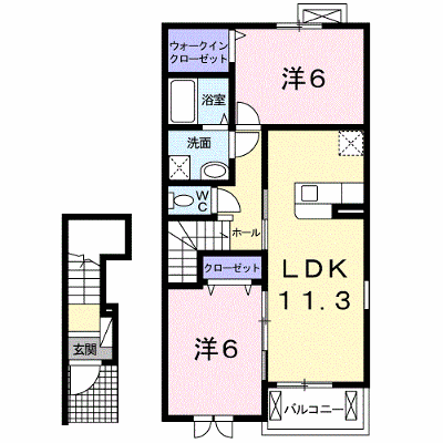 ペルシーモＢ 203【管理NO：1-017859002-02030】 ★家具家電は申し込み後に搬入します★ ★2026年11月中旬入居可能★の外観画像