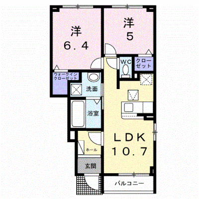 フォレストヒルズＢ 105【管理NO：1-028416902-01050】 ★家具家電は申し込み後に搬入します★ ★2026年12月上旬入居可能★の外観画像