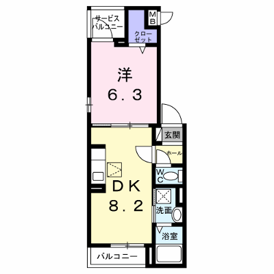 クラリエートⅣ 102【管理NO：1-028286101-01020】 ★家具家電は申し込み後に搬入します★ ★2027年02月上旬入居可能★の外観画像