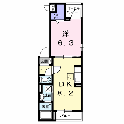クラリエートⅣ 101【管理NO：1-028286101-01010】 ★家具家電は申し込み後に搬入します★ ★2027年02月上旬入居可能★の外観画像