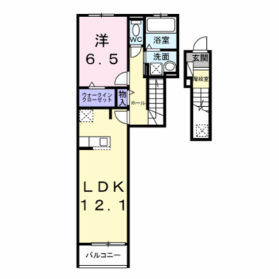 リテラ・テラス 203【管理NO：1-028048301-02030】 ★家具家電は申し込み後に搬入します★ ★2027年02月上旬入居可能★の外観画像
