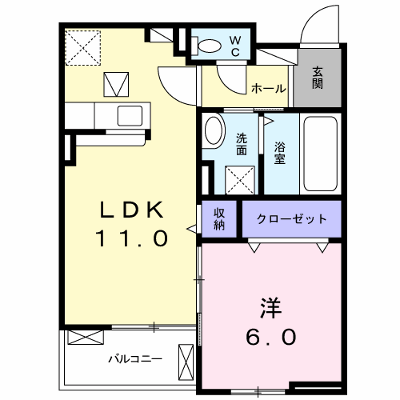ベル　フィオーレ 103【管理NO：1-023077601-01030】 ★家具家電は申し込み後に搬入します★ ★2026年11月上旬入居可能★の外観画像