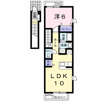 ヴィラ・マウント　ワンＢ 201【管理NO：1-020366302-02010】 ★家具家電は申し込み後に搬入します★ ★2026年11月中旬入居可能★の外観画像