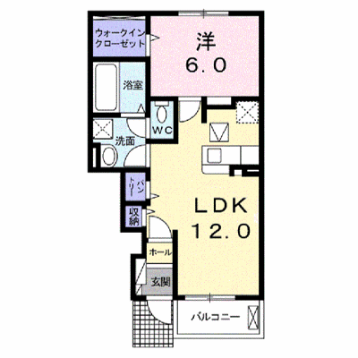 カープⅡ 102【管理NO：1-025093402-01020】 ★家具家電は申し込み後に搬入します★ ★2026年11月中旬入居可能★の外観画像