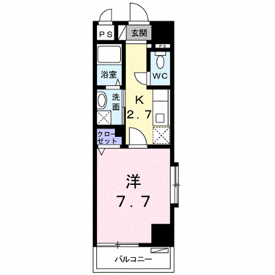 シティーライフ・プラシード 501【管理NO：1-022059601-05010】 ★家具家電は申し込み後に搬入します★ ★2026年11月上旬入居可能★の外観画像