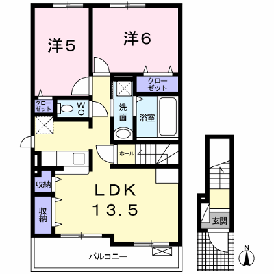 フォルツァ弐番館 201【管理NO：1-023595202-02010】 ★家具家電は申し込み後に搬入します★ ★2027年01月中旬入居可能★の外観画像