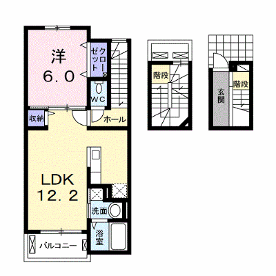 カーサ翠樹 302【管理NO：1-022039401-03020】 ★家具家電は申し込み後に搬入します★ ★2027年01月中旬入居可能★の外観画像