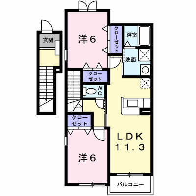 ノーブル・フラワーＢ 203【管理NO：1-013679602-02030】 ★家具家電は申し込み後に搬入します★ ★2026年12月上旬入居可能★の外観画像