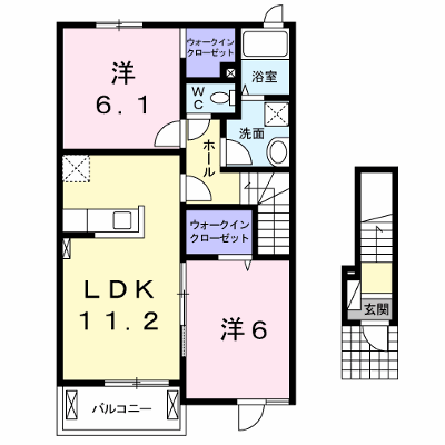 グラシアス 202【管理NO：1-018522101-02020】 ★家具家電は申し込み後に搬入します★ ★2026年11月下旬入居可能★の外観画像