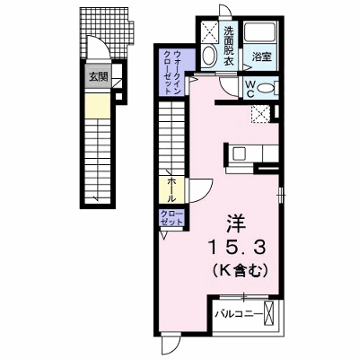 ボンヌ・シャンス多摩 206【管理NO：1-013778501-02060】 ★家具家電は申し込み後に搬入します★ ★2026年12月下旬入居可能★の外観画像
