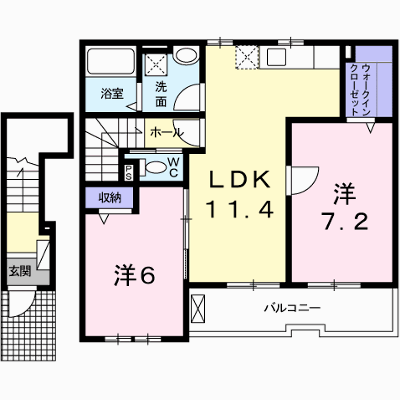 Ｖｉｌｌａ　やまっちゃ 204【管理NO：1-019604901-02040】 ★家具家電は申し込み後に搬入します★ ★2026年12月上旬入居可能★の外観画像