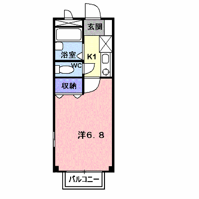 ルミエール 103【管理NO：1-007597901-01030】 ★家具家電は申し込み後に搬入します★ ★2026年12月中旬入居可能★の外観画像