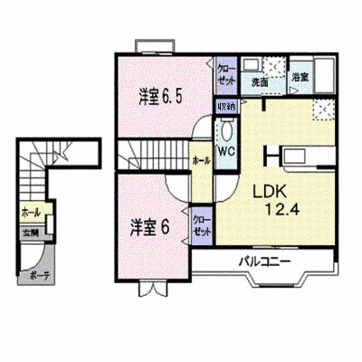 レフィナード 203【管理NO：1-012806001-02030】 ★家具家電は申し込み後に搬入します★ ★2026年12月中旬入居可能★の外観画像