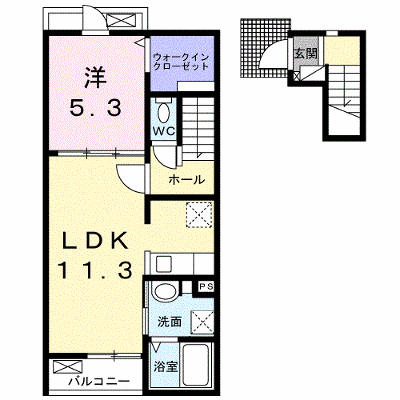 コート　エスポア 202【管理NO：1-027341001-02020】 ★家具家電は申し込み後に搬入します★ ★2026年12月中旬入居可能★の外観画像