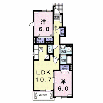 アーバンハイツ小松Ｆ 104【管理NO：1-017439901-01040】 ★家具家電は申し込み後に搬入します★ ★2026年12月下旬入居可能★の外観画像