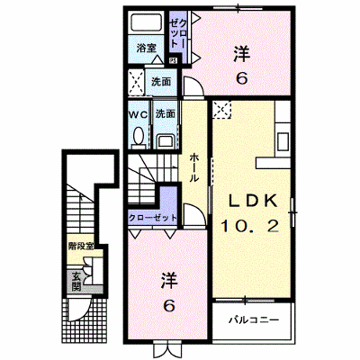 ヴァンクール　Ｃ 204【管理NO：1-013720703-02040】 ★家具家電は申し込み後に搬入します★ ★2026年12月中旬入居可能★の外観画像