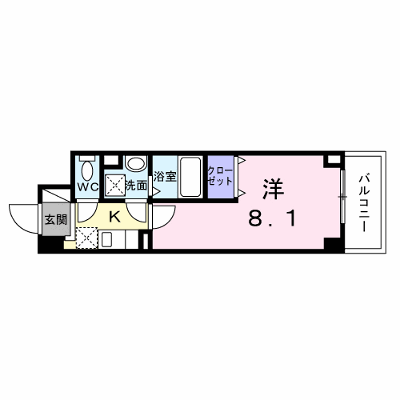 ラ　・　メール 202【管理NO：1-028114001-02020】 ★家具家電は申し込み後に搬入します★ ★2027年01月下旬入居可能★の外観画像
