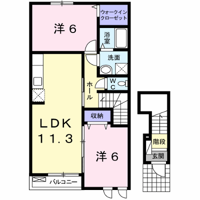 ジュピター＆Ｍ 203【管理NO：1-017433901-02030】 ★家具家電は申し込み後に搬入します★ ★2026年12月中旬入居可能★の外観画像