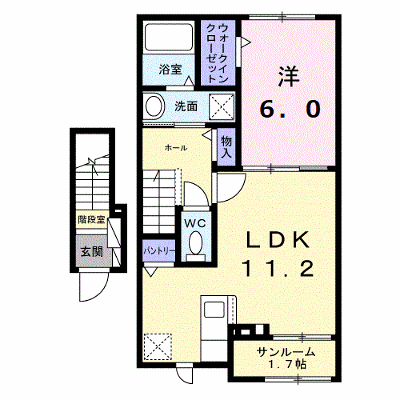 パレスコーネリアⅡ 202【管理NO：1-027912902-02020】 ★家具家電は申し込み後に搬入します★ ★2026年12月中旬入居可能★の外観画像