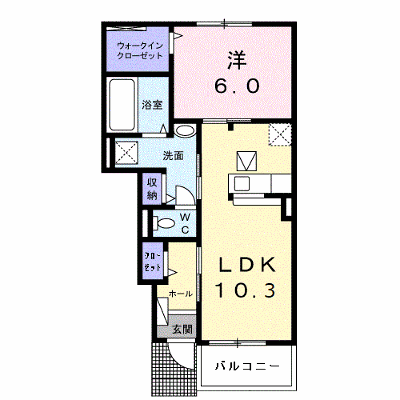 プランソレイユ 103【管理NO：1-025074501-01030】 ★家具家電は申し込み後に搬入します★ ★2026年12月中旬入居可能★の外観画像