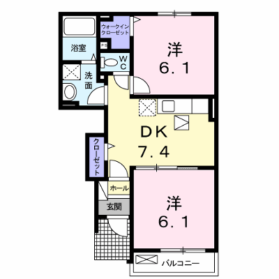 ルクアＡ 103【管理NO：1-015838301-01030】 ★家具家電は申し込み後に搬入します★ ★2027年01月下旬入居可能★の外観画像