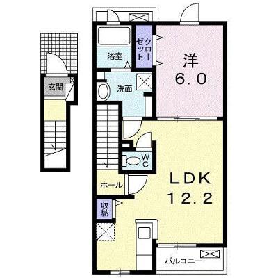 グランローゼ加屋Ⅱ 202【管理NO：1-024683602-02020】 ★家具家電は申し込み後に搬入します★ ★2026年12月中旬入居可能★の外観画像