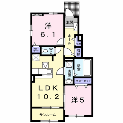 アプローズハウス 104【管理NO：1-024476501-01040】 ★家具家電は申し込み後に搬入します★ ★2026年11月中旬入居可能★の外観画像