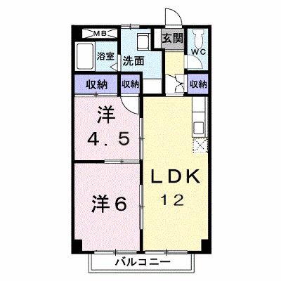 エスポワール　Ａ 201【管理NO：1-007988901-02010】 ★家具家電は申し込み後に搬入します★ ★2026年12月上旬入居可能★の外観画像