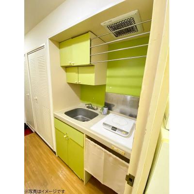 ユニオンマンスリー横浜駅東口１　206　1K・シングル☆オートロック♪室内洗濯機付の物件写真3