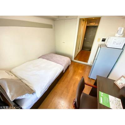 ユニオンマンスリー生田１　110　1R・セミダブル☆安心のオートロック完備＆室内洗濯機♪デスク＆チェア付き♪■小田急線「生田駅」徒歩5分の物件写真2