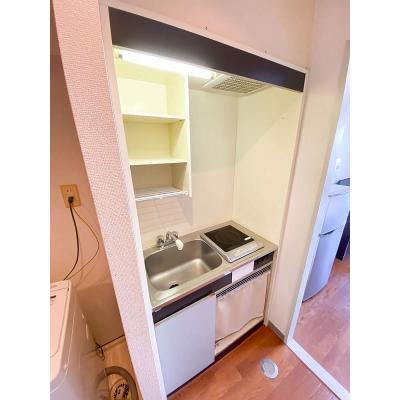 ユニオンマンスリー生田１　110　1R・セミダブル☆安心のオートロック完備＆室内洗濯機♪デスク＆チェア付き♪■小田急線「生田駅」徒歩5分の物件写真3