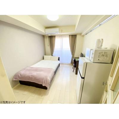 ユニオンマンスリー大塚５　703　1K・セミダブル☆室内洗濯機＆デスク・チェアのお部屋♪収納スペース充実！の物件写真1