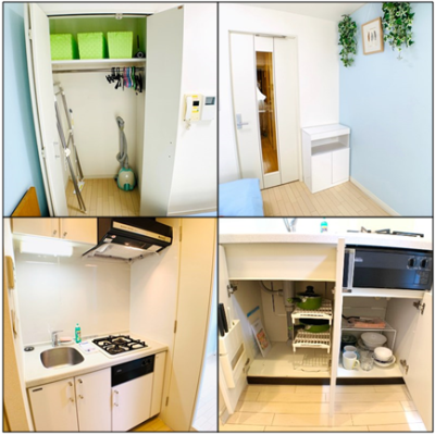 [六本木一丁目駅]マンスリー12A：1K、19平米(2階)の物件写真3