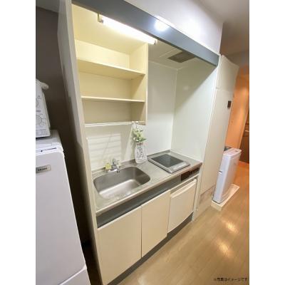 ユニオンマンスリー南柏１　602　1R・ダブル☆■人気の角部屋♪バストイレ別・独立洗面台♪広々25.6㎡にダブルベット付き！の物件写真2