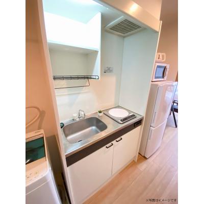 ●2026年5月4日から入居可●ユニオンマンスリー府中３　506　1K・ダブル☆◆インターネット固定回線(有線・Wi-Fi)無料の部屋◆便利な宅配BOXあり♪の物件写真3