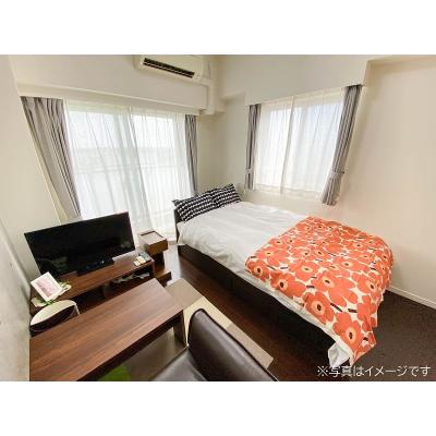 ユニオンマンスリー東府中１　801　1K・セミダブル・くつろぎstyle☆■人気の角部屋＆２面採光♪高層階で眺めのいいお部屋♪の物件写真1