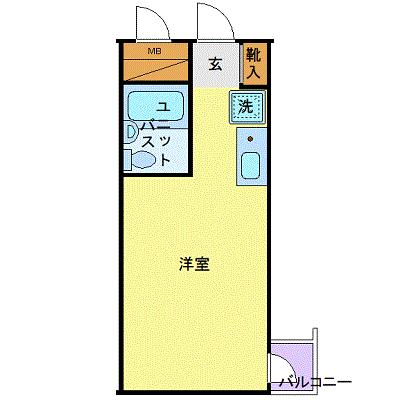 マンスリーリブマックス西横浜EASTコート6■≪スマートシリーズ≫の物件間取り図