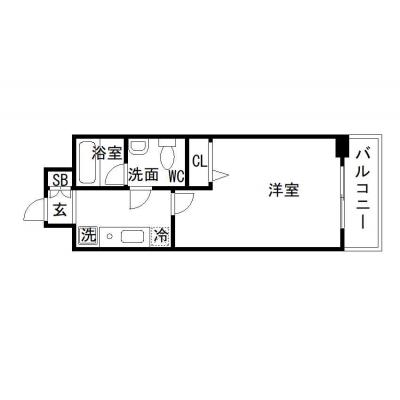 OneLife東京潮見デューク【▼舞浜まで好アクセス！□独立洗面台、浴室乾燥機】の物件間取り図