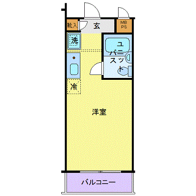 グッドステイ小田急豪徳寺アムフラット■『駅徒歩5分』【ライト】の物件間取り図