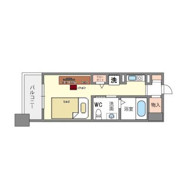 フェルト６２７　B　　【💻NET無料】　　🚘近隣CP　　　の物件間取り図