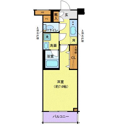マンスリーリブマックス世田谷駒沢大学・三軒茶屋クレヴィスタ△『25平米』【Wi-Fi無制限・ローテーブル・ソファ】≪プレミアムシリーズ≫の物件間取り図
