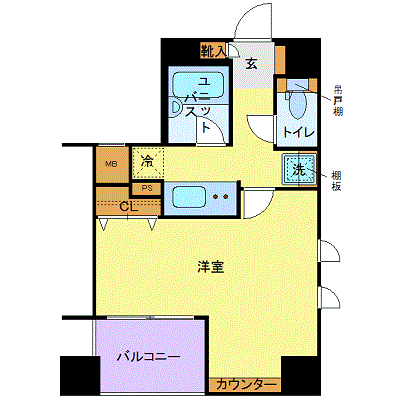 グッドステイ蒲田ドゥーチェ■『24平米・駅徒歩5分』【ハイクラス】の物件間取り図