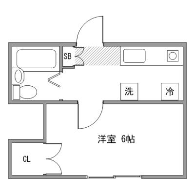 アットイン本厚木10　『アットイン公式WEBサイトなら空室状況を検索｜かんたん予約🔍＜24時間受付中！＞』の物件間取り図