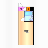 ≪ホテルタイプ≫マンスリーリブマックス姫路駅南プレミアム・■【ペット可・シモンズベッド・Wi-Fi無料♪・天然温泉・洗浄機能付便座・空気清浄機】の物件間取り図