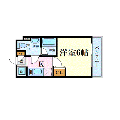 グッドステイ旗の台ジーベック▲『駅4分』【ハイクラス】の物件間取り図