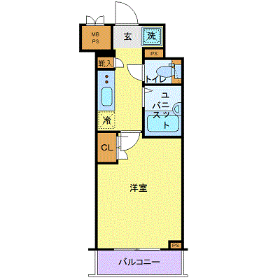 グッドステイ横浜・黄金町コート□『駅徒歩3分』【ハイクラス】の物件間取り図