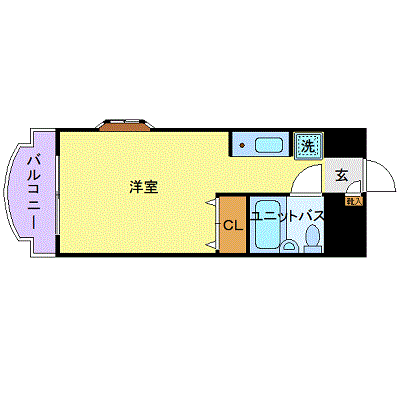 グッドステイ横須賀メゾン☆『1名入居限定・駅徒歩2分』【ライト】の間取り図