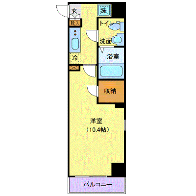 グッドステイ池袋アルスビル□『30平米』【ハイクラス】の物件間取り図